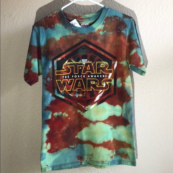 Hand dyed star wars shirt - Picture 2 of 3